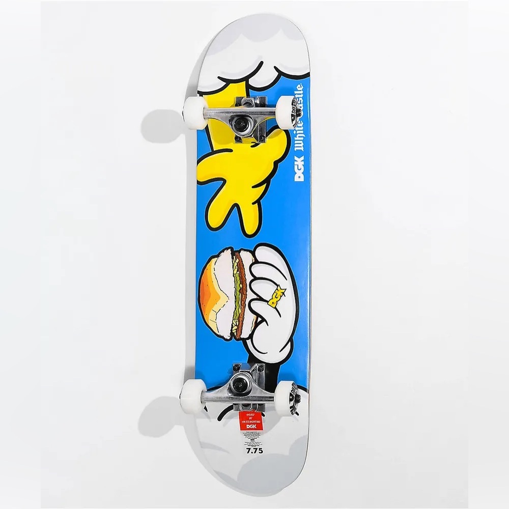 DGK x White Castle Pass The Crave 7.75" Skateboard Complete